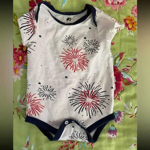 Monica + Andy Short Sleeve Jack + Jill Bodysuit Little Sparkler 3-6 months